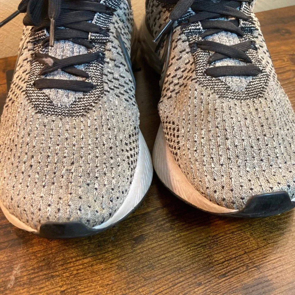 Nike React Infinity Run Flyknit 3 Mens 14 Grey Black Running Shoes DH5392-006